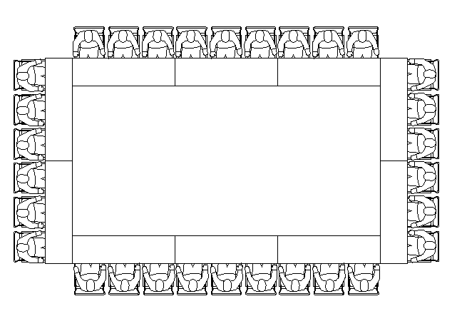 u shaped seating chart template